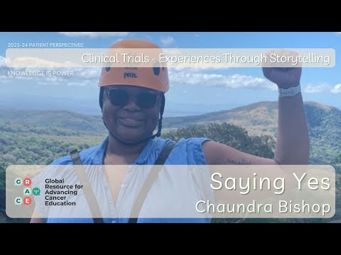 Saying Yes – Patient Perspectives Clinical Trials Storytelling 2023-24 Ebook – Chaundra Bishop