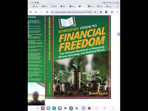 HowExpert Guide to Financial Freedom Ebook/Book/Paperback/Hardback @Amazon, B&N, Google, Apple, Kobo